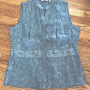 Luxurious💯Linen.Elegant details.Figure Flattering.FrontButtonsHiddenTimelessS:L